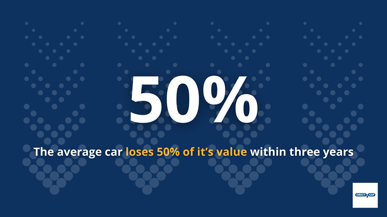 Statistic: The Average Car Loses 50% Of It's Value Within Three Years