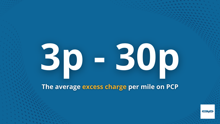 3p - 30p Averagre Excess Charge Per Mile PCP